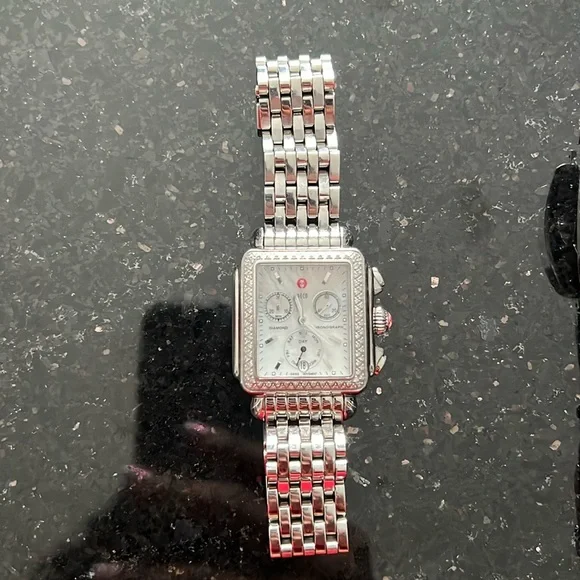 Michele | Jewelry | Michele Watch With Diamonds Gently Used  display picture 1